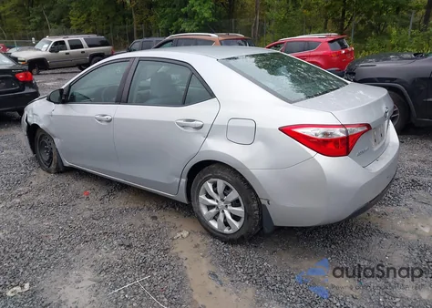 2016 Toyota Corolla Le z USA, uszkodzony, nr VIN 2T1BURHE4GC704199